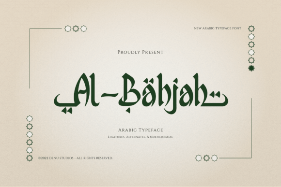 Al Bahjah: A Thoughtful Display Typeface for Editorial Calm