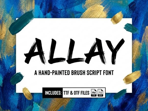 Allay Font: A Powerful Display Script for Bold Visuals