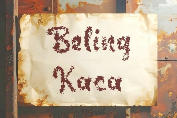 Beling Kaca: A Display Font That Adds Character Without Compromising Clarity