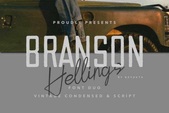 Branson Hellings: A Bold, Editorial-Ready Typeface Pair