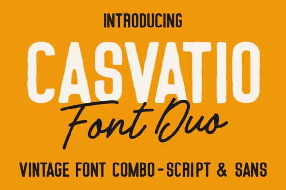 Casvatio Duo: The Display Font That Makes Your Campaigns Instantly Readable