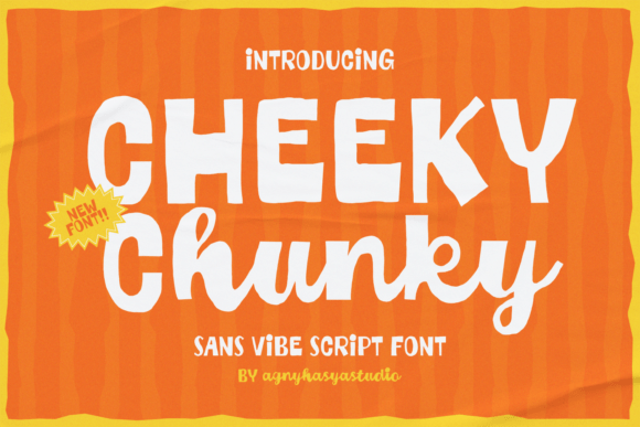 Cheeky Chunky: A Display Font That Feels Like a Warm Hello