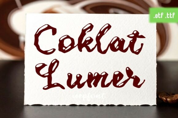 Coklat Lumer: A Display Font That Elevates Your Brand