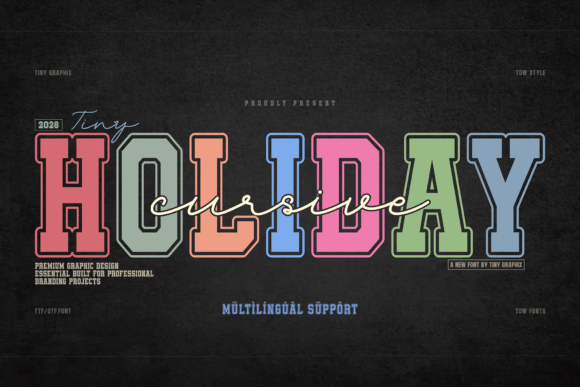 Cursive Holiday: A Display Font Pair That Just Works