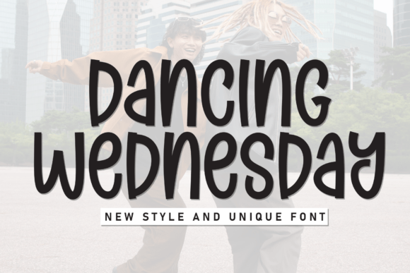 Dancing Wednesday: A Friendly Display Font for Web Designers