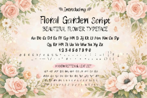 Floral Garden: The Handwritten Script for Engaging Campaigns