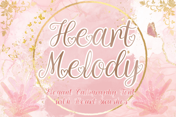 Heart Melody: A Decorative Script Font That Sings With Intention