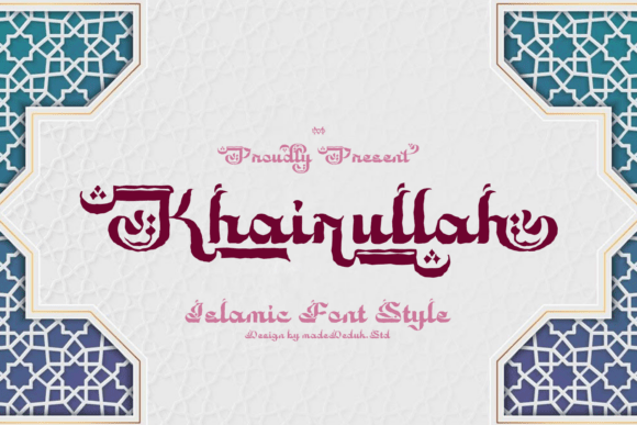 Khairullah: A Display Font with Poetic Movement