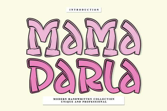 Mama Darla: A Warm, Rhythmic Script for Thoughtful Typography