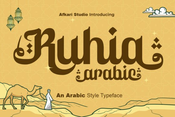 Ruhia Arabic: A Display Font That Feels Like Hand-Drawn Heritage