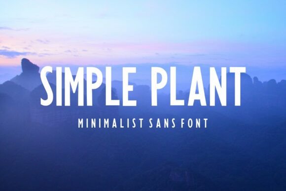 Simple Plant Font: Clean Type for Makers