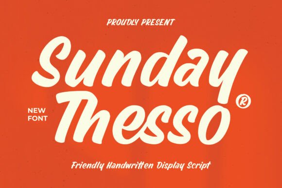 Sunday Thesso: A Bold Display Font for Scroll-Stopping Marketing