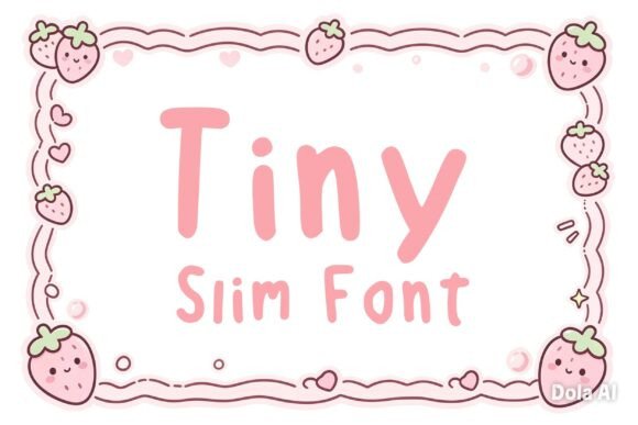 Testing Tiny Slim: A Playful Display Font for Editorial Layouts