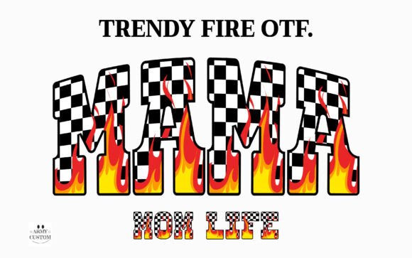 Trendy Fire: A Bold Color Font for Standout Brand Moments