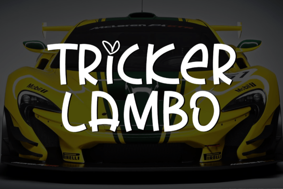 Tricker Lambo: A Graceful Handwritten Display Font for Thoughtful Branding